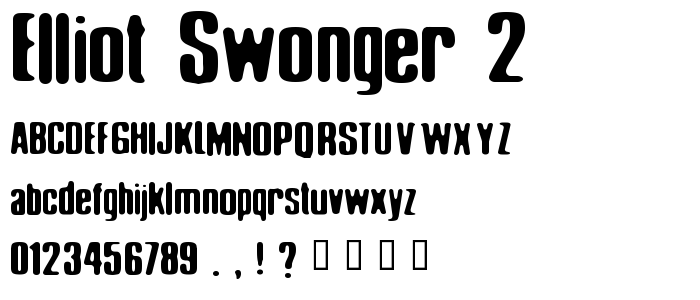 Elliot_Swonger 2 font